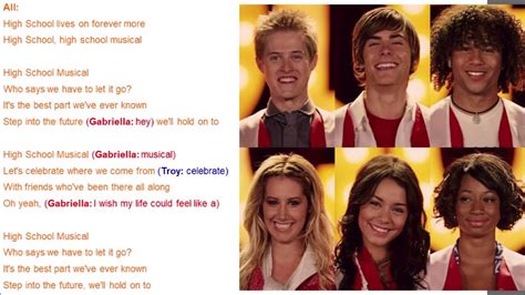 high school musical lyrics hsm3