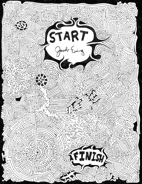 High School Printable Mazes