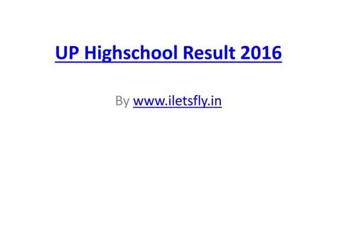 high school result 2016 up board