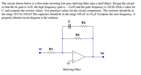 High Shelf Filter Circuit