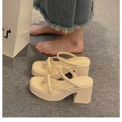 2018 Summer Thick Sole Women Sandals Roma High Heel Ulzzang Platform