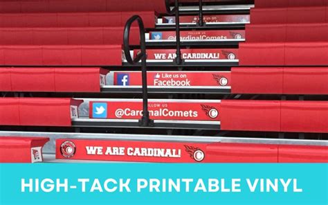 High Tack Printable Vinyl