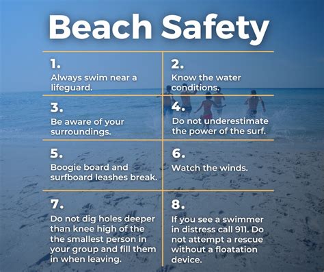High Tide Safety Precautions