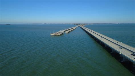 high tide skyway bridge