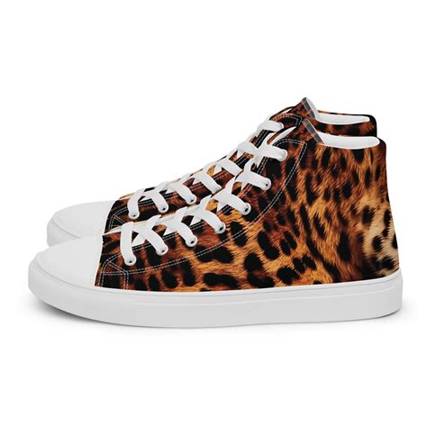 High Top Leopard Sneakers