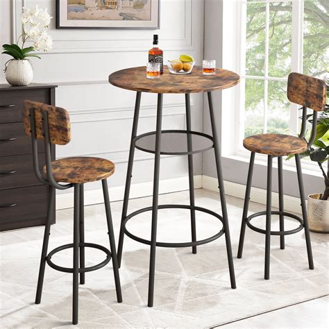 High Top Round Dining Set