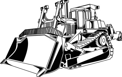 High Track Dozer 3 Inch Printable