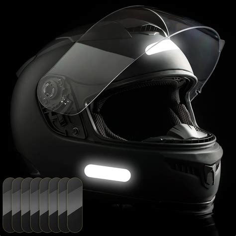 high vis motorcycle helmet stickers