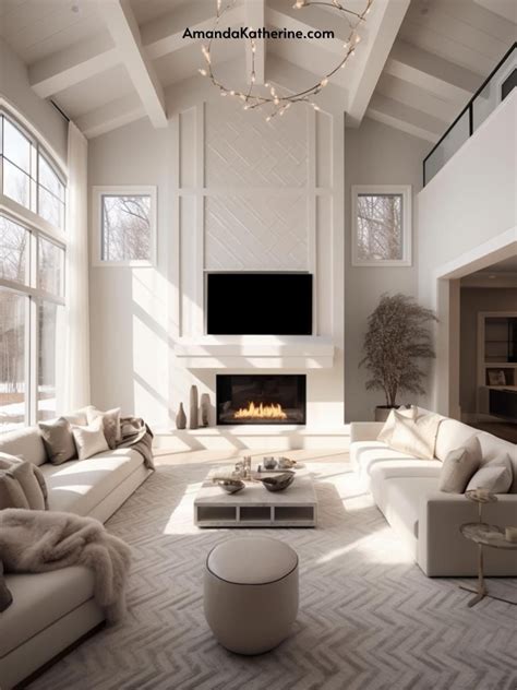 High Wall Fireplace Ideas