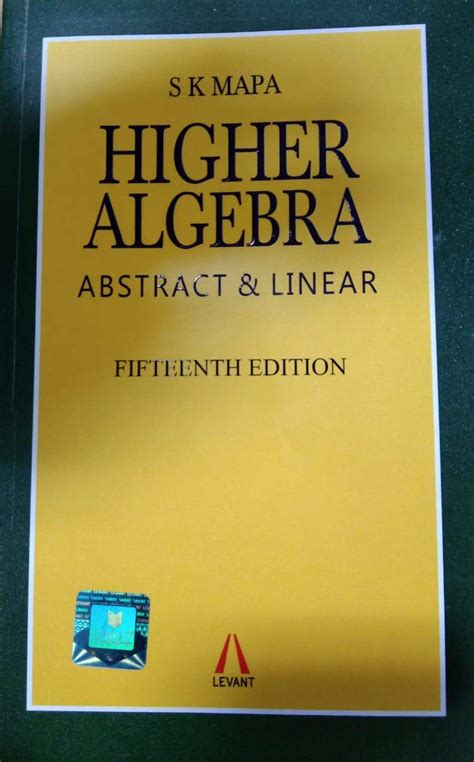 Topics Higher Algebra Abstract And Linear Viral