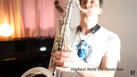 Highest Tenor Sax Note