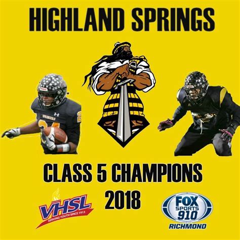 highland springs football schedule 2023