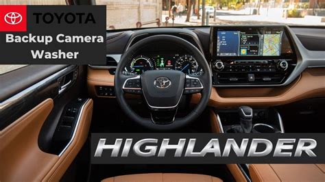 Highlander Backup Camera Washer