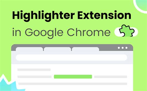 highlight extensions chrome
