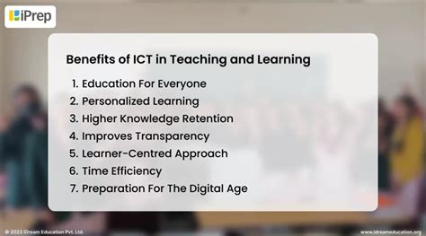 highlight five benefits of ict integration in teaching and learning