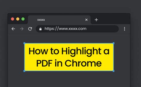 highlight pdf chrome