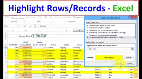 5 Ways Highlight Row