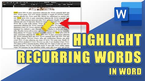 Highlight Specific Word In Word
