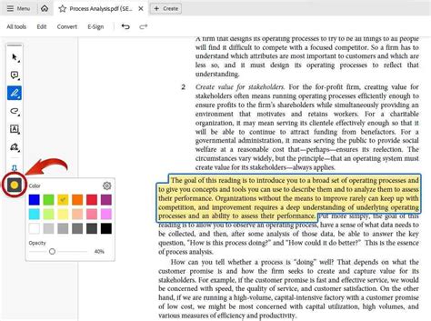 Highlight Text In Adobe Acrobat Xi