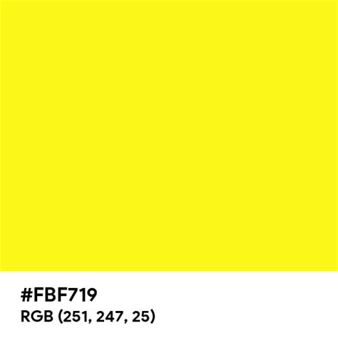 Highlighter Yellow Hex Code