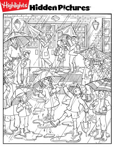Highlights Hidden Pictures Printable Easter