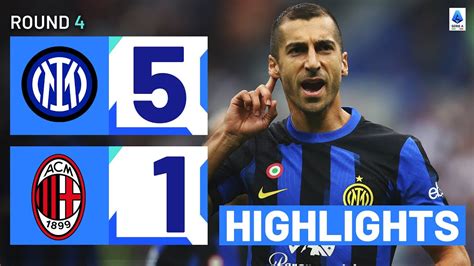 highlights inter milan 5 1