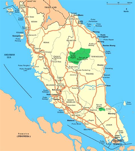 highway in malaysia map