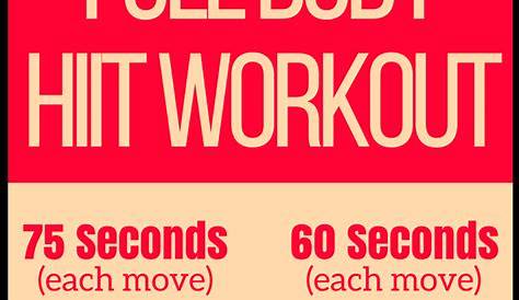 Hiit Workout 30 Minutes Calories MINUTE BODYWEIGHT CARDIO HIIT 🔥 Burn 264 🔥