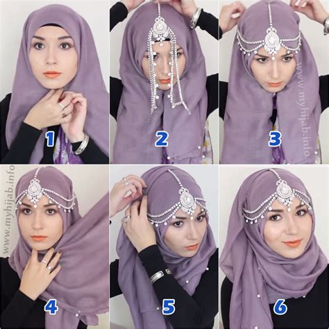 hijab style step by step