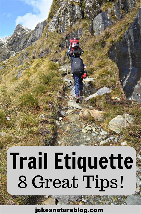 Hiking in the Mountains - Mountain Etiquette
