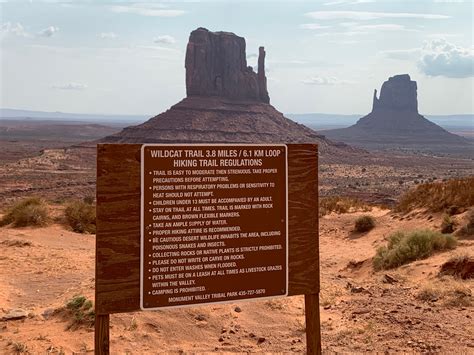 hiking in monument valley