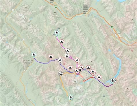 hiking route options