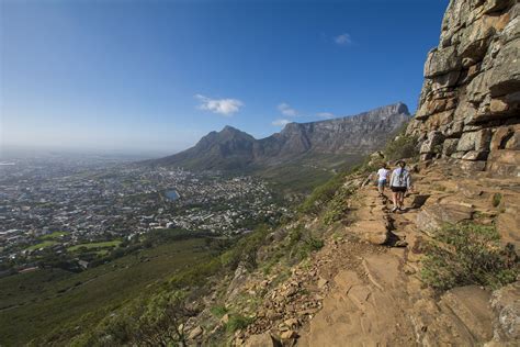 hiking route table mountain