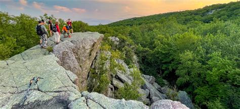 Hiking trail near Stroudsburg, Pennsylvania Delaware water gap