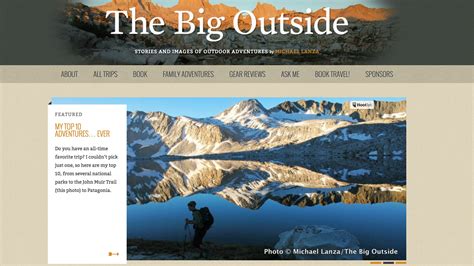 Hiking Website Template 41837