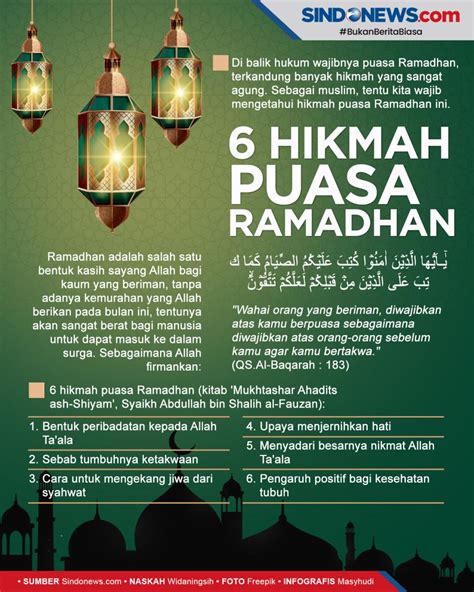 Ini Hikmah Puasa Ramadhan yang Akan Dirasakan!