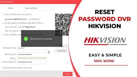 hikvision forgot password security code