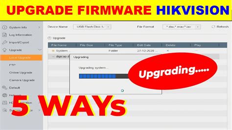 Hikvision Firmware Upgrade Gardinal