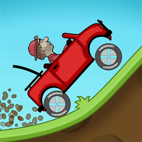 hill climb racing playing