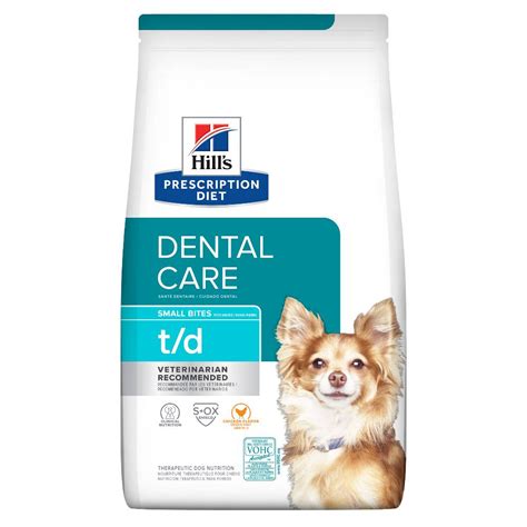 hills t/d prescription dental care dog food