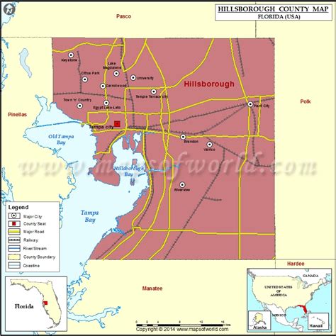 Hillsborough County Map Printable