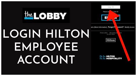 hilton lobby employee sign in