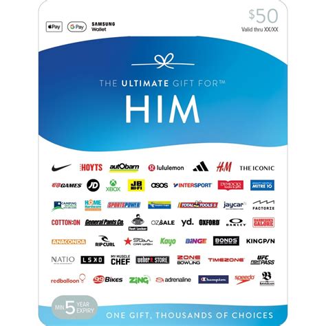 him gift card