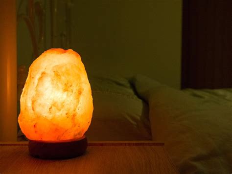 BEULIFE Himalayan Crystal Salt Lamp with 7 Color Night Light Air