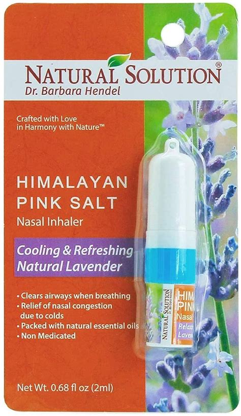 himalayan pink salt nasal inhaler