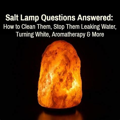 himalayan salt lamp leaking water