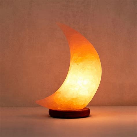 Himalayan Salt Lamp Moon Shape