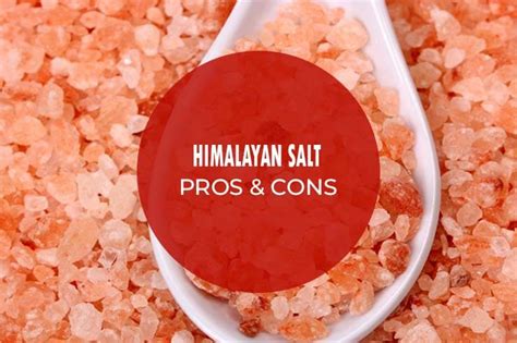 himalayan salt pros and cons