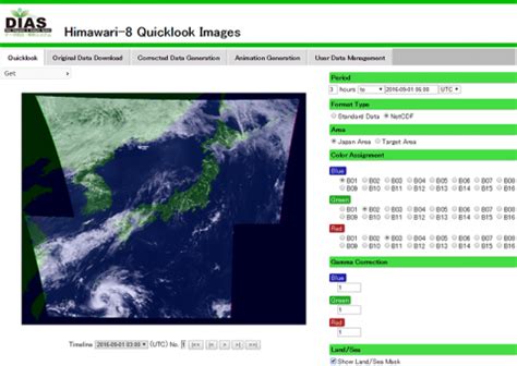 himawari satellite data