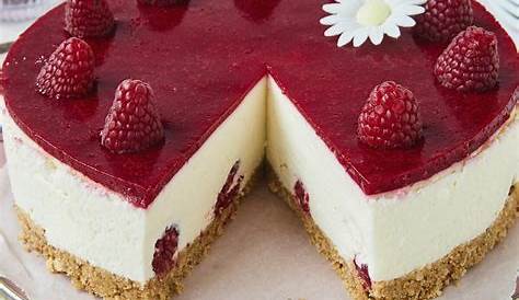 Einfache Himbeer Schmand Torte